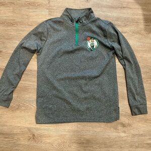NBA Boston Celtics Gray Zip Up
